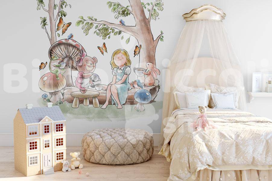 Mural fiesta del té