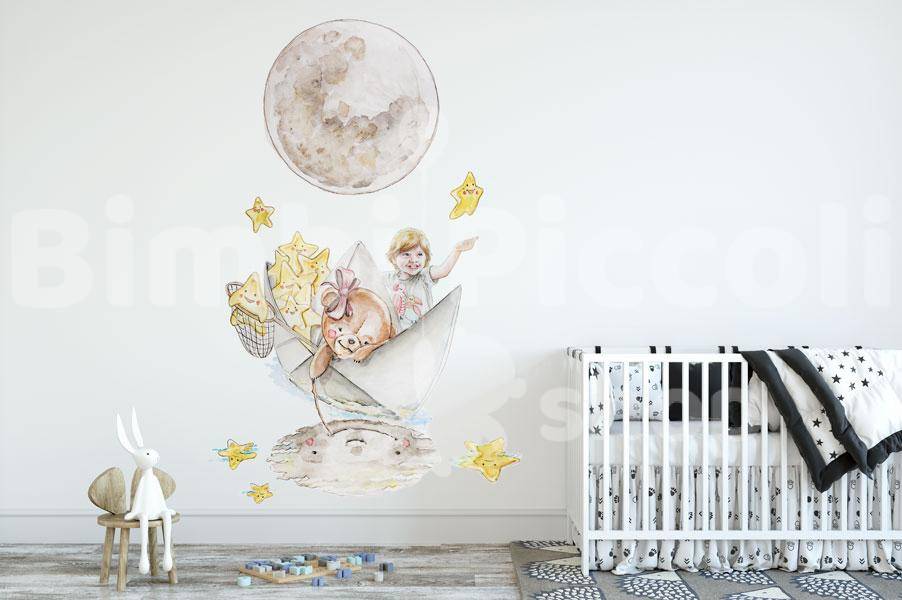 Mural barquito de papel - Imagen 2