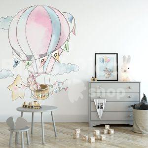 Mural Viaje en globo