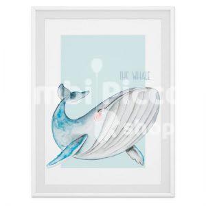Lámina infantil ballena
