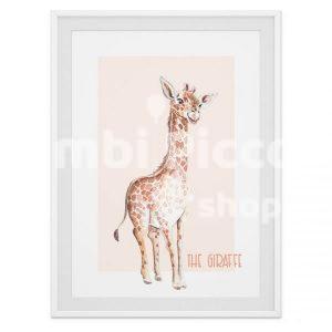 Lámina infantil jirafa