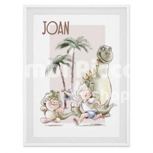 Lámina infantil Dinosaurios