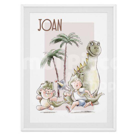 Lámina infantil Dinosaurios