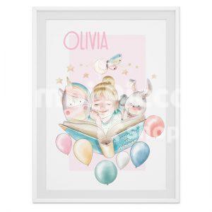 Lámina infantil Libro Mágico