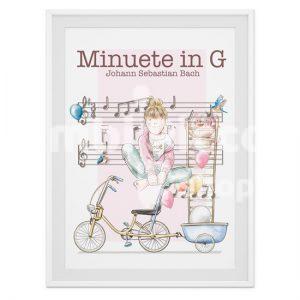 Lámina infantil partitura musical