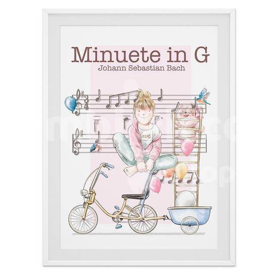 Lámina infantil partitura musical