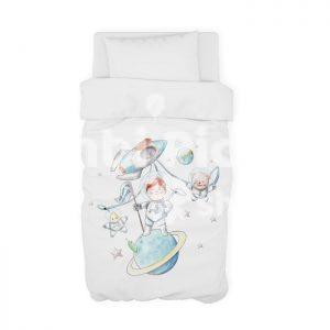 Pack 3 Piezas Funda Nórdica Astronautas