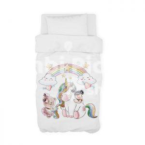 Funda Nórdica Infantil Unicornio Pack 3 Piezas