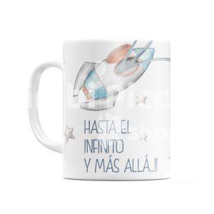 Taza infantil personalizable Astronauta Bimbi Piccoli Shop