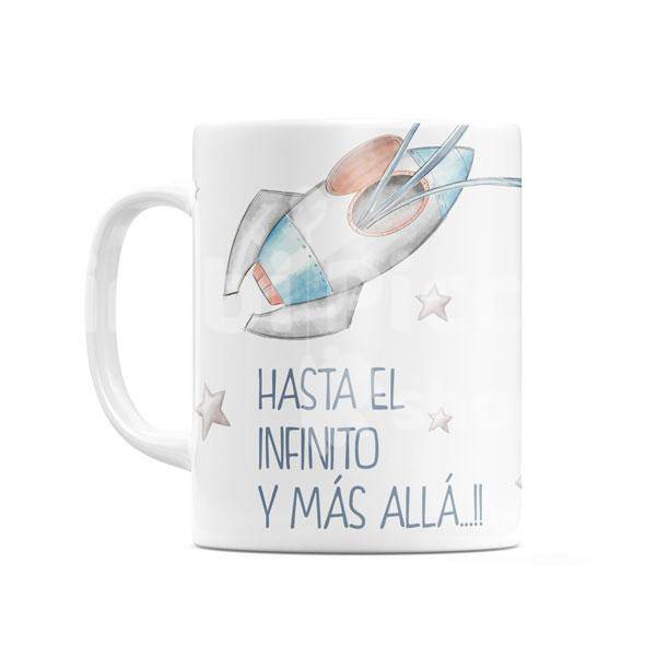 Taza infantil personalizable Astronauta Bimbi Piccoli Shop