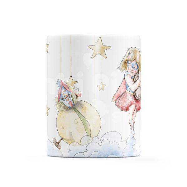 Taza Personalizada Infantil Super Bimbi Girl